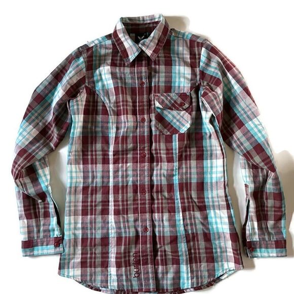 Burton Dry Ride Snowboarding Button Down Shirt XS - Picture 1 of 7